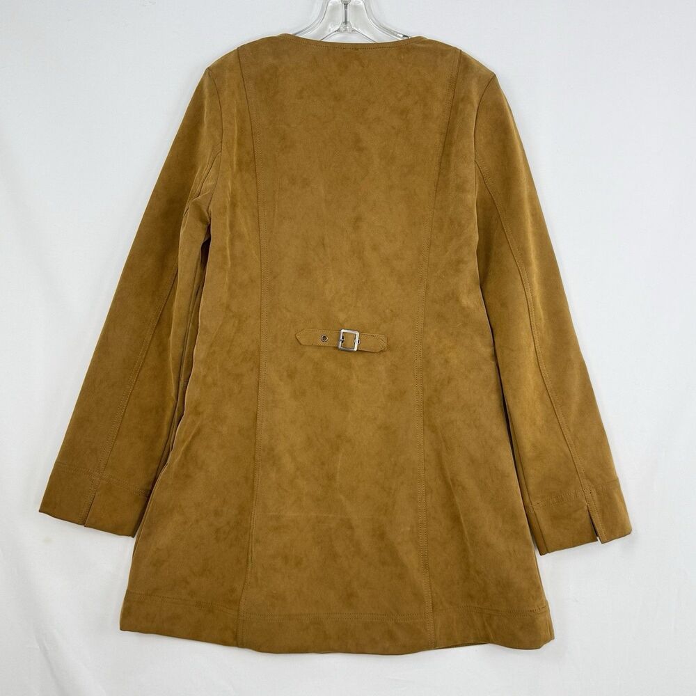 Free People Bradley Faux Suede Mini Dress in Tan- Size  Small Petite - NWOT - Picture 4 of 16